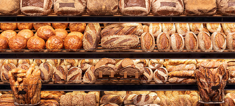 Variedad de pan de calidad en Navidad